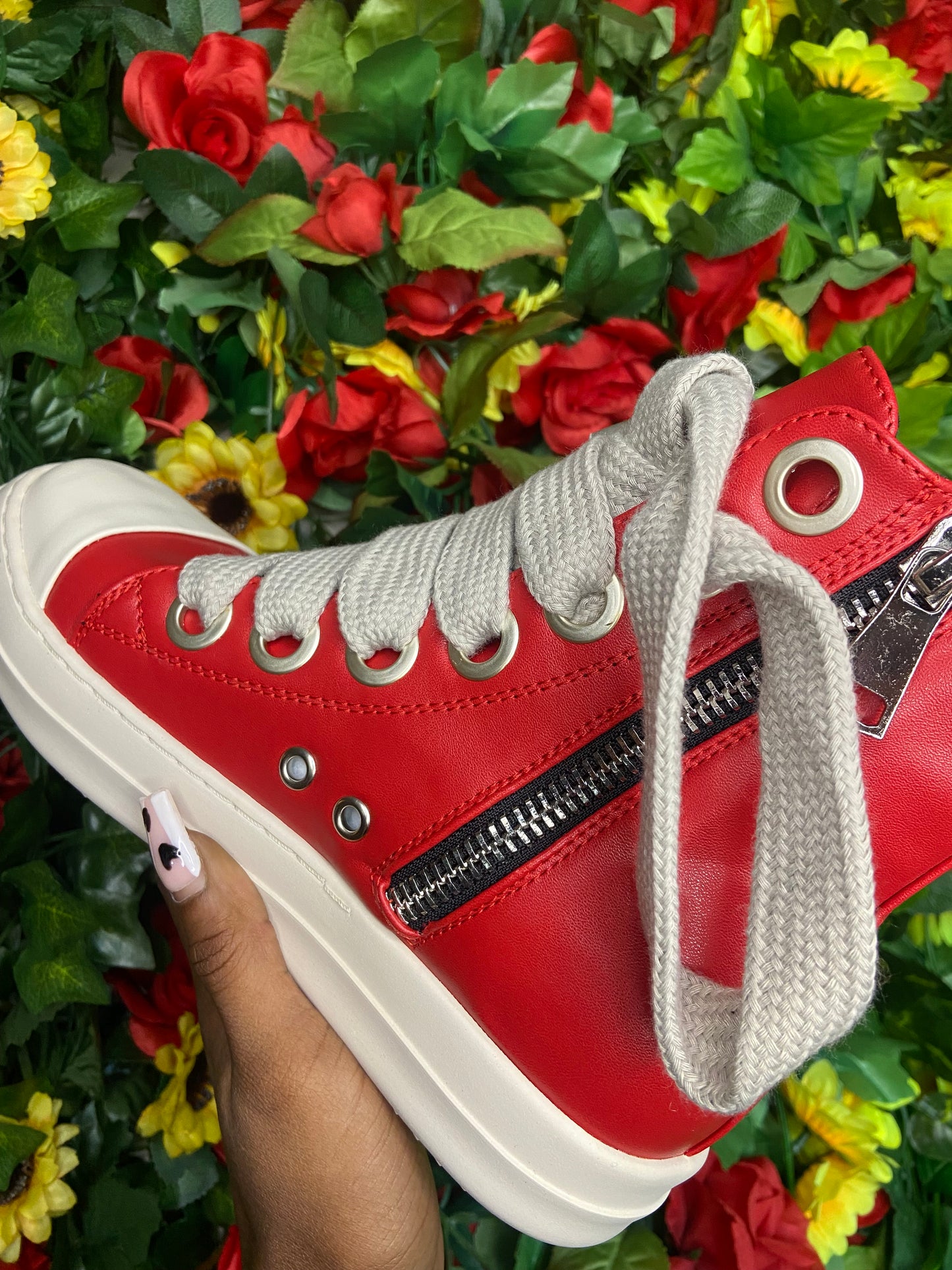 Red Phat Lace Rickies