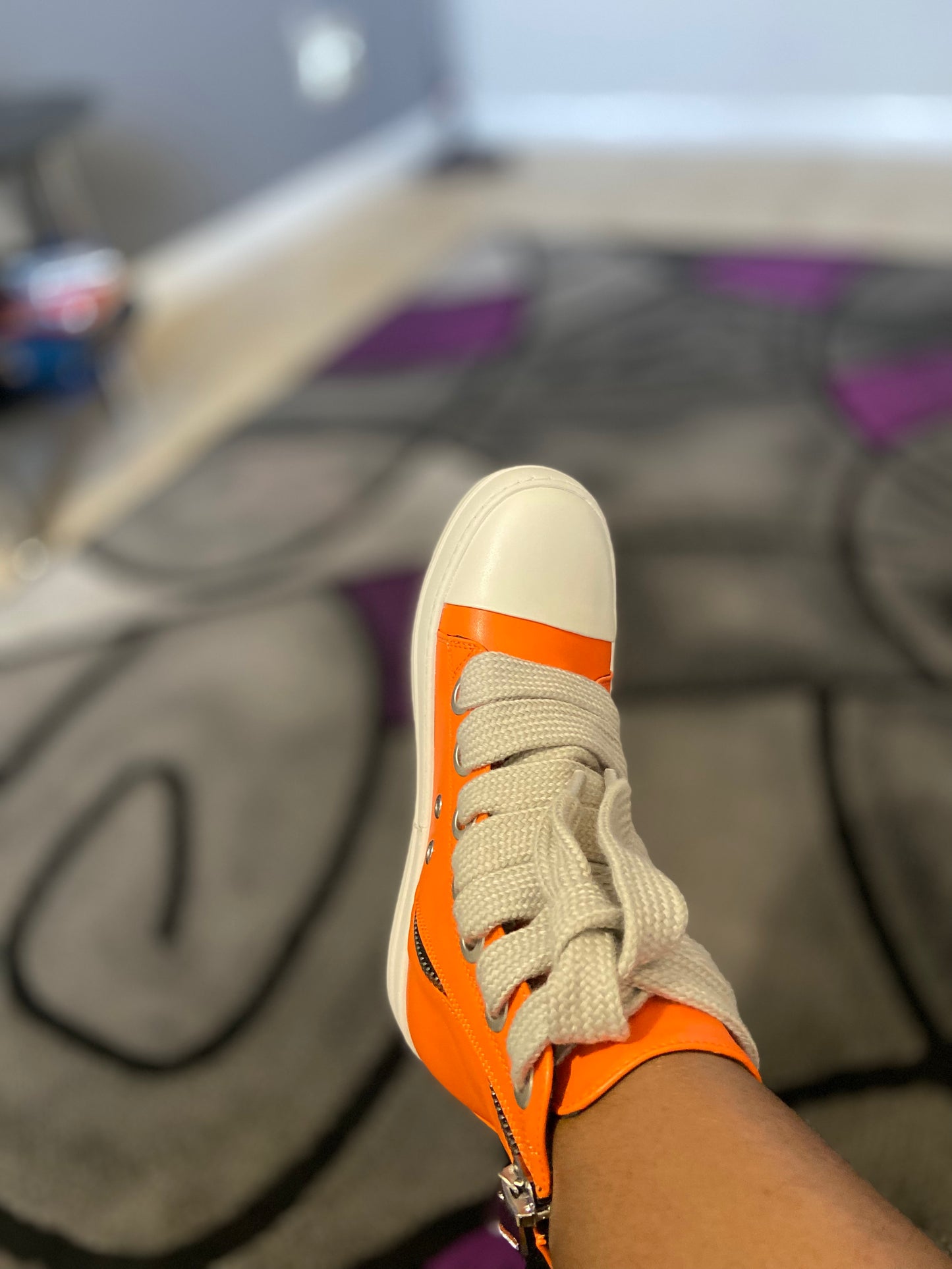 Orange Phat Laces