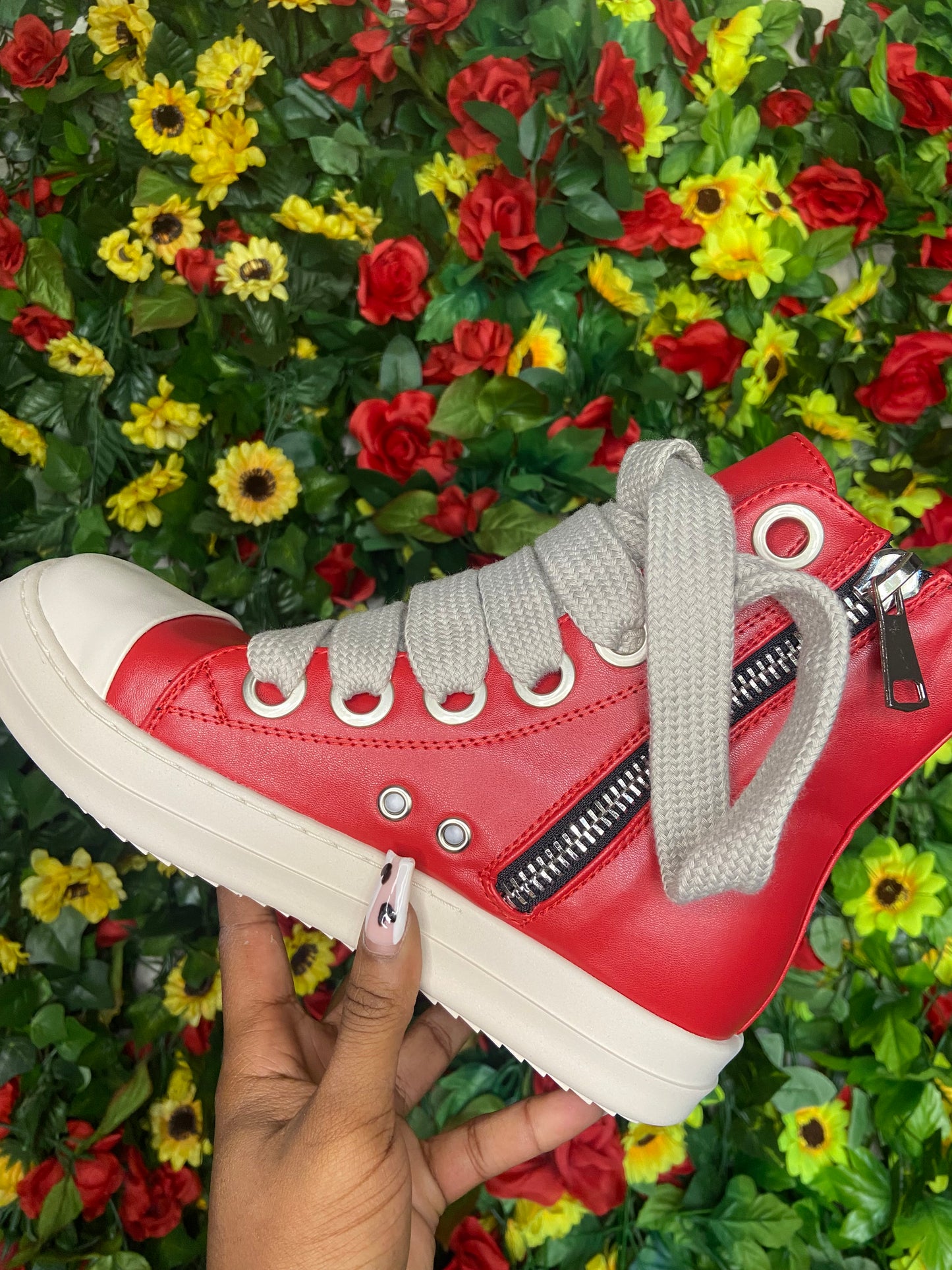 Red Phat Lace Rickies