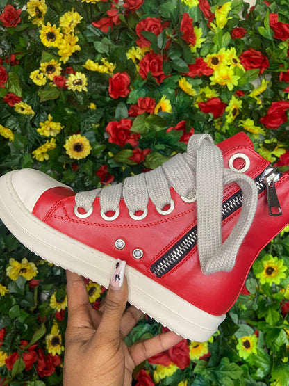 Red Phat Lace Rickies