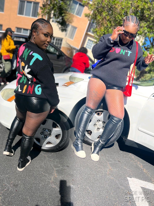 DFWM Feelings Over Sized Sweater